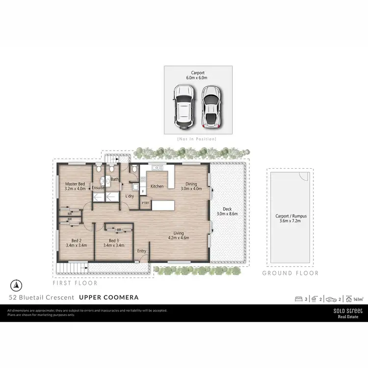 Floorplan of Homely house listing, 52 Bluetail Crescent, Upper Coomera QLD 4209