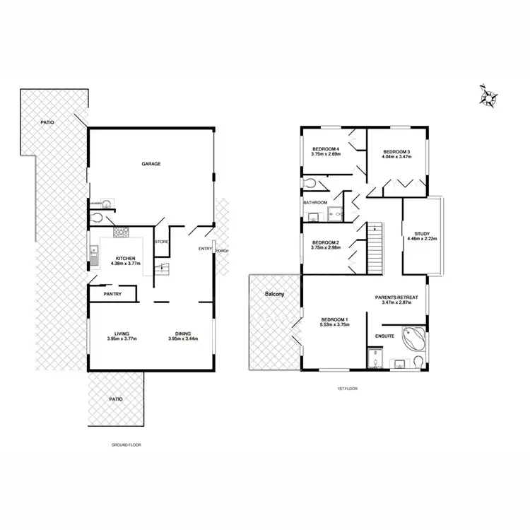Floorplan of Homely house listing, 93 Ridgewood Road, Algester QLD 4115