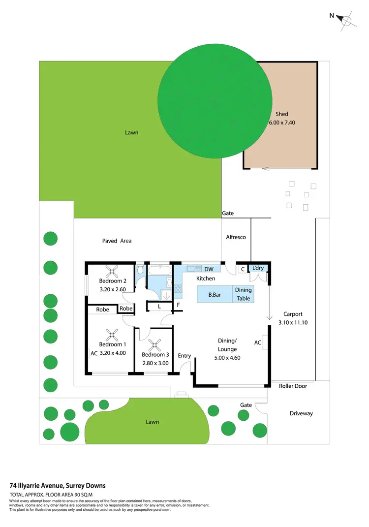 Floorplan of Homely house listing, 73 Illyarrie Avenue, Surrey Downs SA 5126