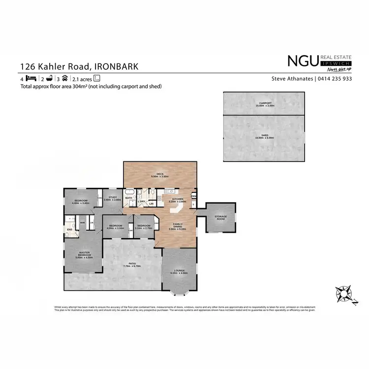 Floorplan of Homely house listing, 126 Kahler Road, Ironbark QLD 4306