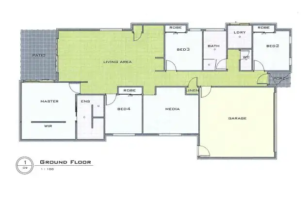 Floorplan of Homely house listing, 8 Isla Court, New Auckland QLD 4680