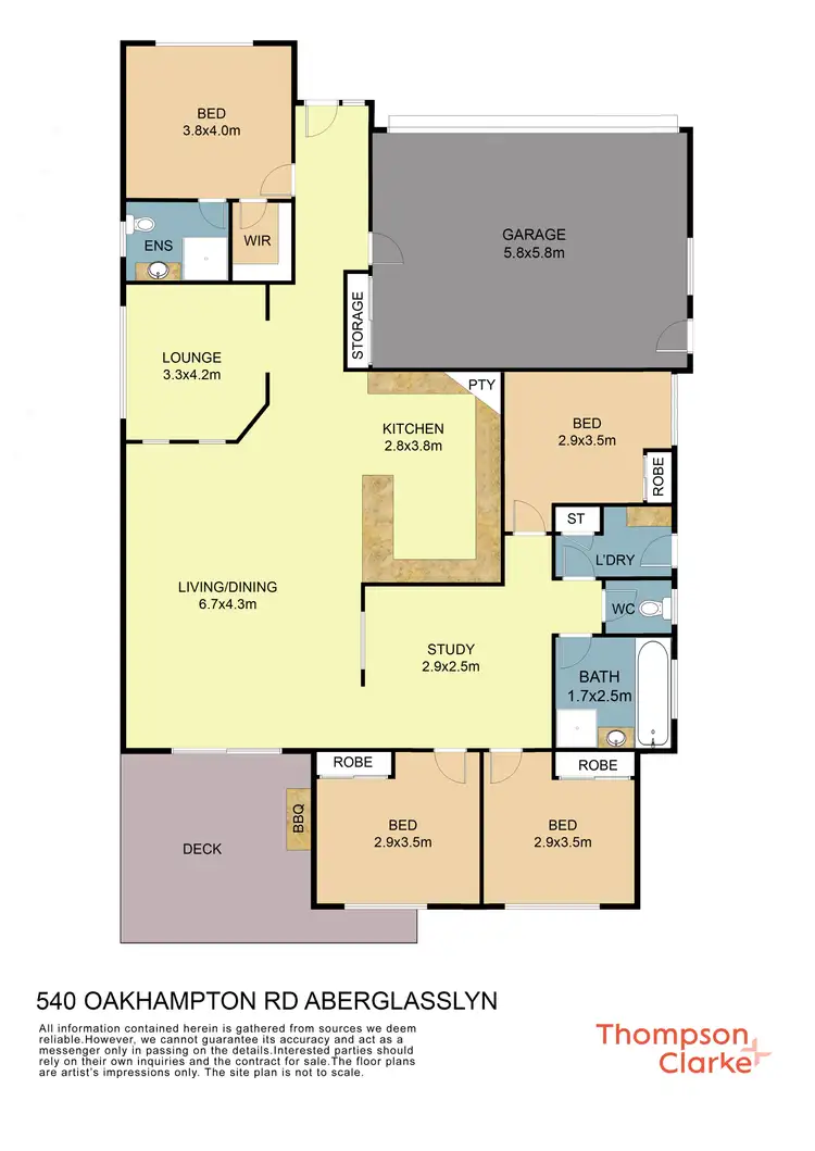 Floorplan of Homely house listing, 540 Oakhampton Road, Aberglasslyn NSW 2320