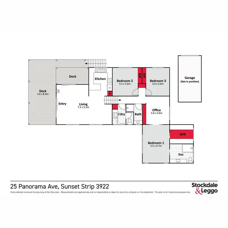 Floorplan of Homely house listing, 25 Panorama Avenue, Sunset Strip VIC 3922