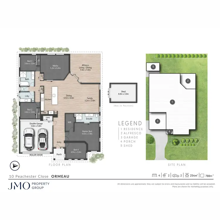 Floorplan of Homely house listing, 10 Peachester Close, Ormeau QLD 4208