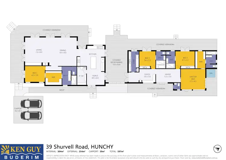 Floorplan of Homely house listing, 39 Shurvell Road, Hunchy QLD 4555
