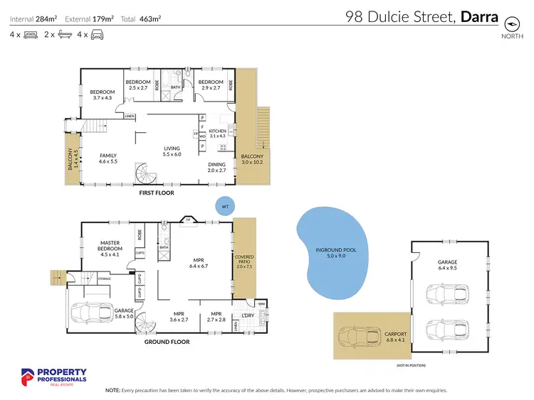Floorplan of Homely house listing, 98 ducie Street, Darra QLD 4076