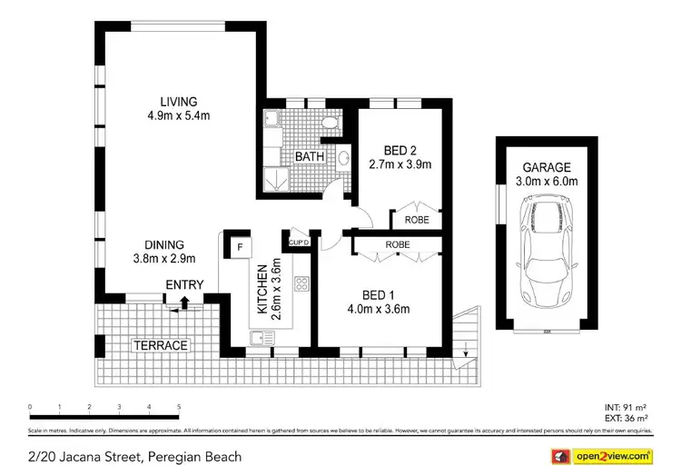 Floorplan of Homely unit listing, 2/20 Jacana Street, Peregian Beach QLD 4573