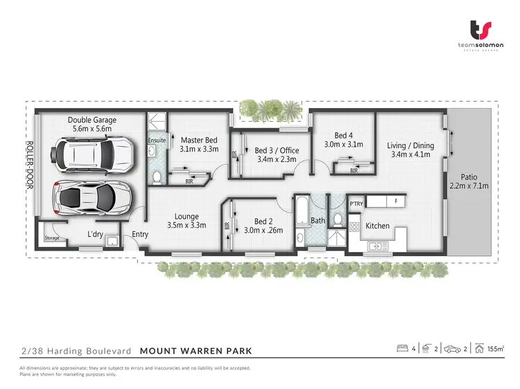 Floorplan of Homely house listing, 2/38 Harding Boulevard, Mount Warren Park QLD 4207