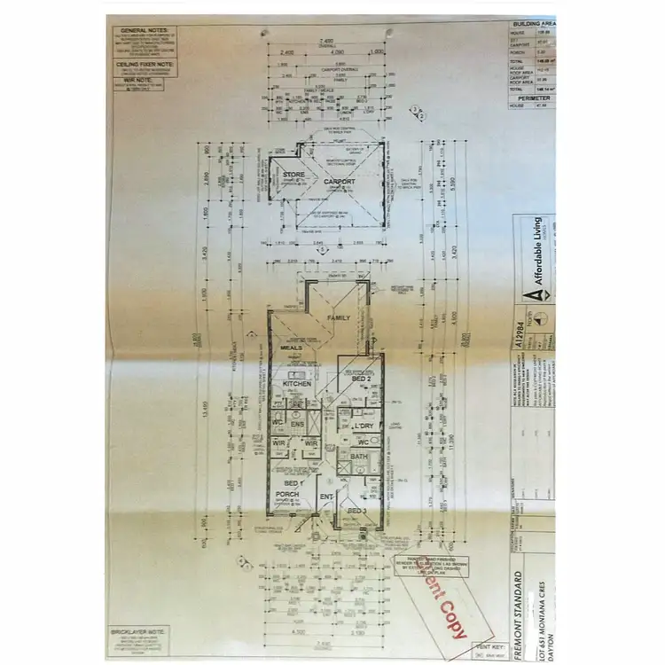 Floorplan of Homely house listing, 31 Montana Crescent, Dayton WA 6055