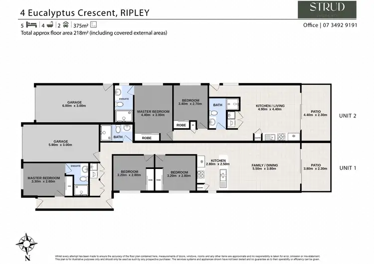 Floorplan of Homely semi-detached listing, 4 Eucalyptus Crescent, Ripley QLD 4306