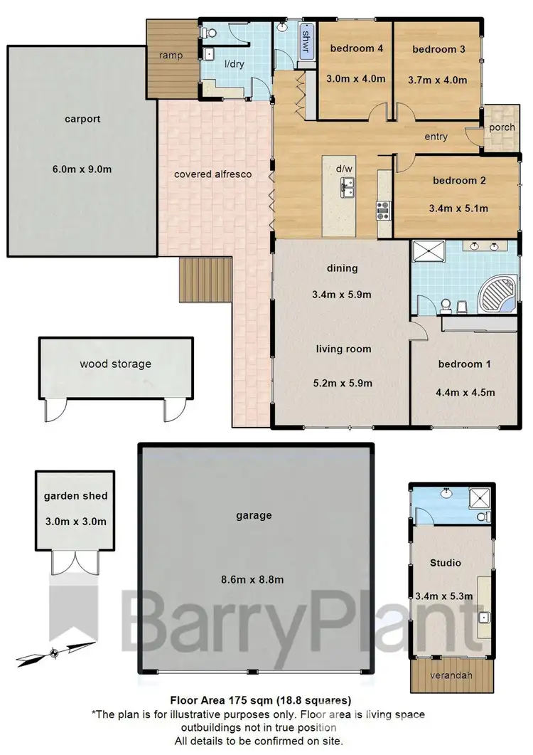 Floorplan of Homely house listing, 6 Old Gembrook Road, Emerald VIC 3782