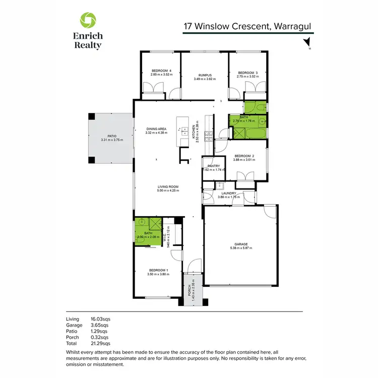 Floorplan of Homely house listing, 17 Winslow Crescent, Warragul VIC 3820