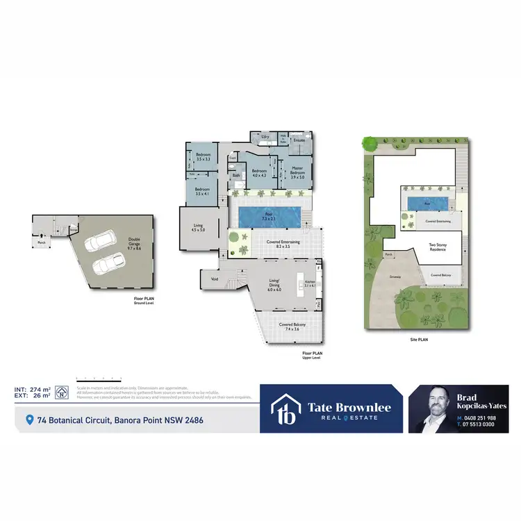 Floorplan of Homely house listing, 74 Botanical Circuit, Banora Point NSW 2486