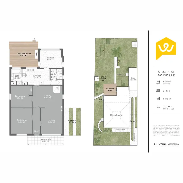 Floorplan of Homely house listing, 5 Main Street, Boisdale VIC 3860