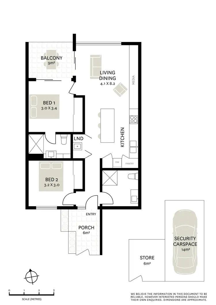 Floorplan of Homely apartment listing, A504/810 Elizabeth Street, Waterloo NSW 2017