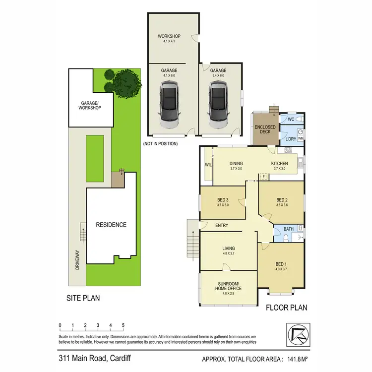 Floorplan of Homely house listing, 311 Main Road, Cardiff NSW 2285