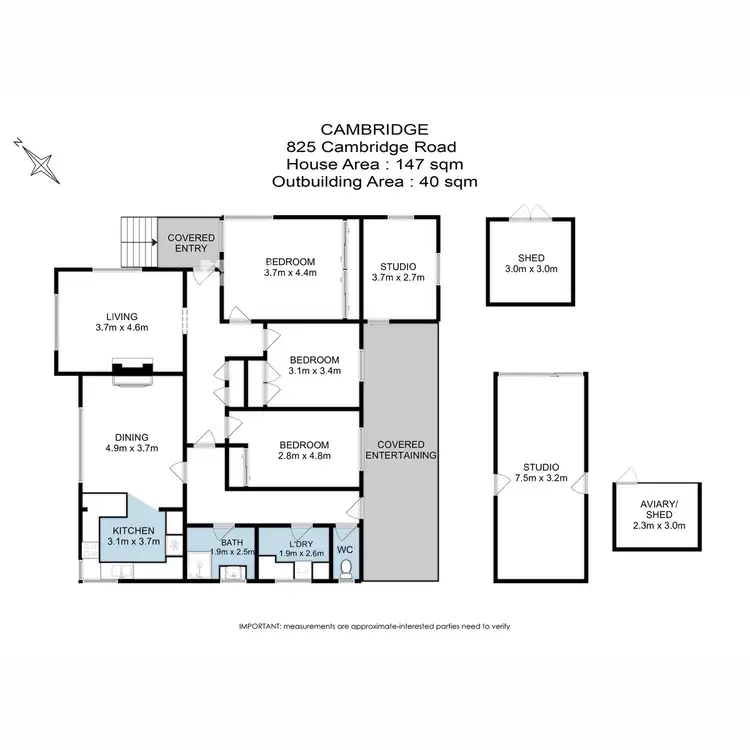 Floorplan of Homely house listing, 825 Cambridge Road, Cambridge TAS 7170