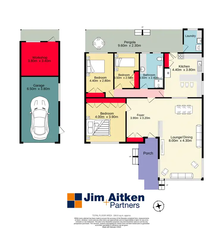Floorplan of Homely house listing, 58 Warwick Street, Penrith NSW 2750