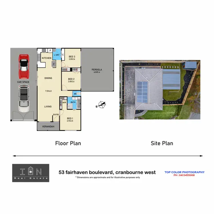 Floorplan of Homely house listing, 53 Fairhaven Boulevard, Cranbourne West VIC 3977
