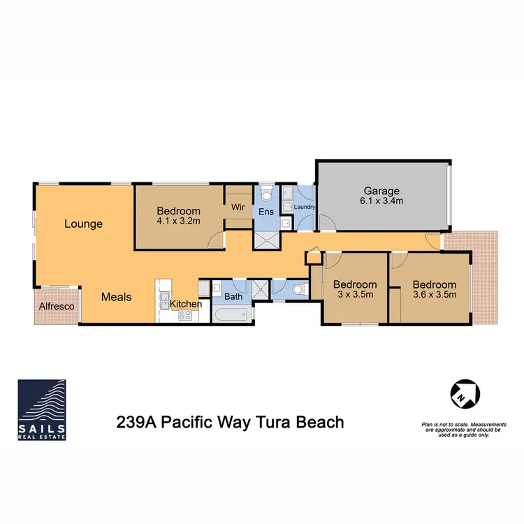 Floorplan of Homely unit listing, 239a Pacific Way, Tura Beach NSW 2548