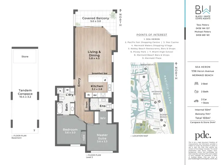 Floorplan of Homely apartment listing, 7/38 Heron Avenue, Mermaid Beach QLD 4218