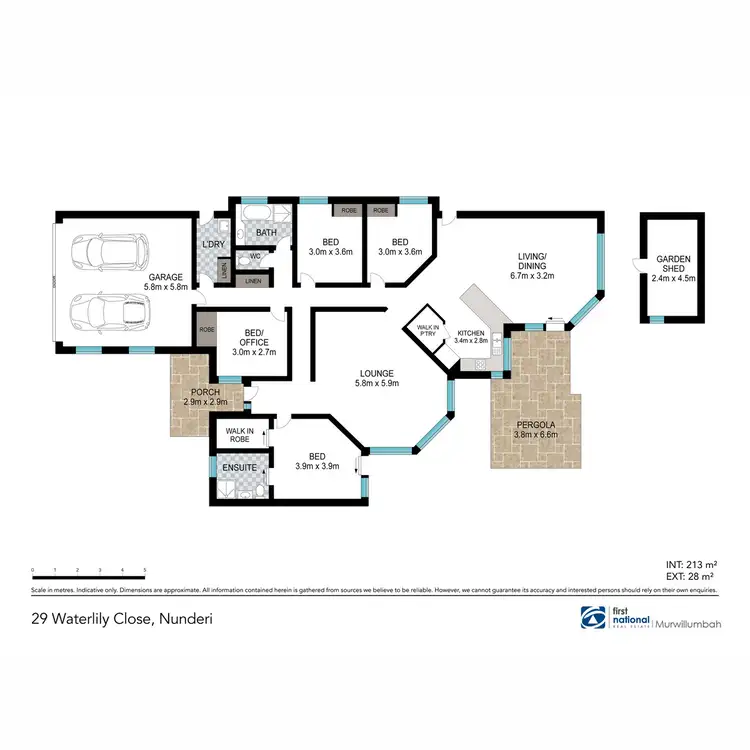 Floorplan of Homely house listing, 29 Waterlily Close, Nunderi NSW 2484
