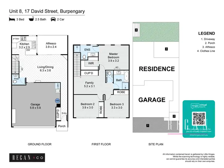 Floorplan of Homely townhouse listing, 8/17 David Street, Burpengary QLD 4505