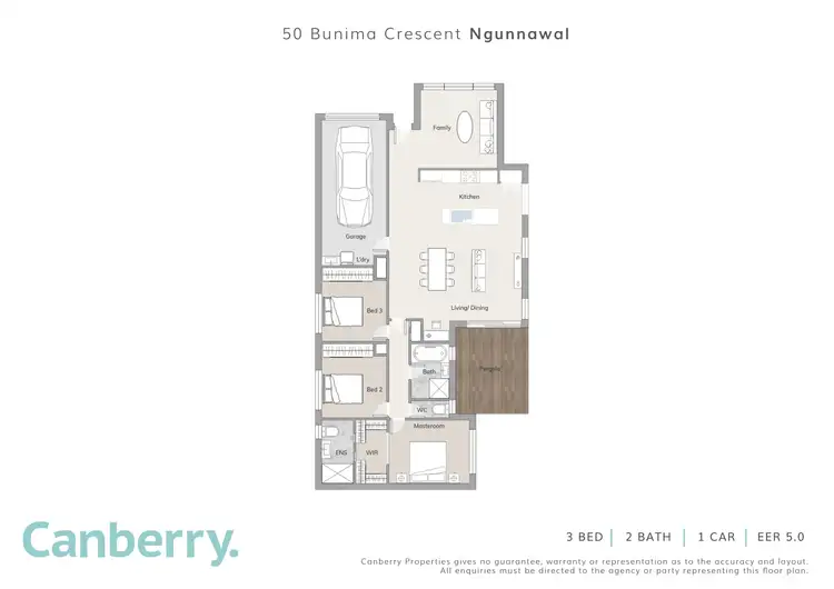 Floorplan of Homely house listing, 50 Bunima Crescent, Ngunnawal ACT 2913