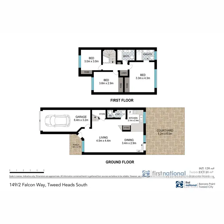 Floorplan of Homely townhouse listing, 149/2 Falcon Way, Tweed Heads South NSW 2486