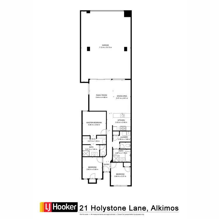 Floorplan of Homely house listing, 21 Holystone Lane, Alkimos WA 6038