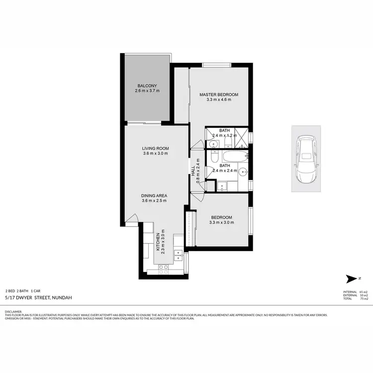 Floorplan of Homely apartment listing, 5/17 Dwyer Street, Nundah QLD 4012