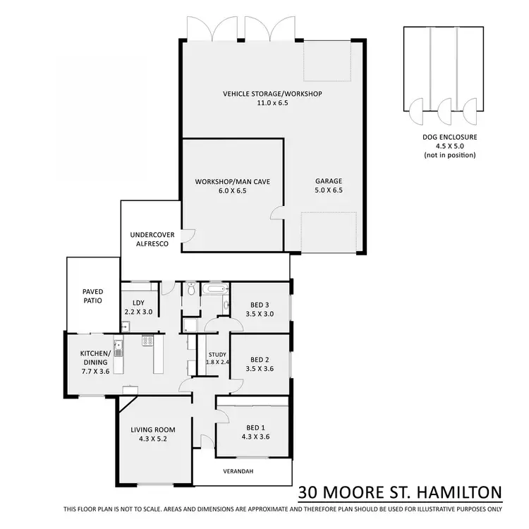 Floorplan of Homely house listing, 30 Moore Street, Hamilton VIC 3300