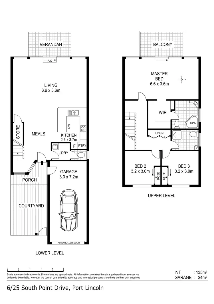 Floorplan of Homely house listing, 6/23 South Point Drive, Port Lincoln SA 5606