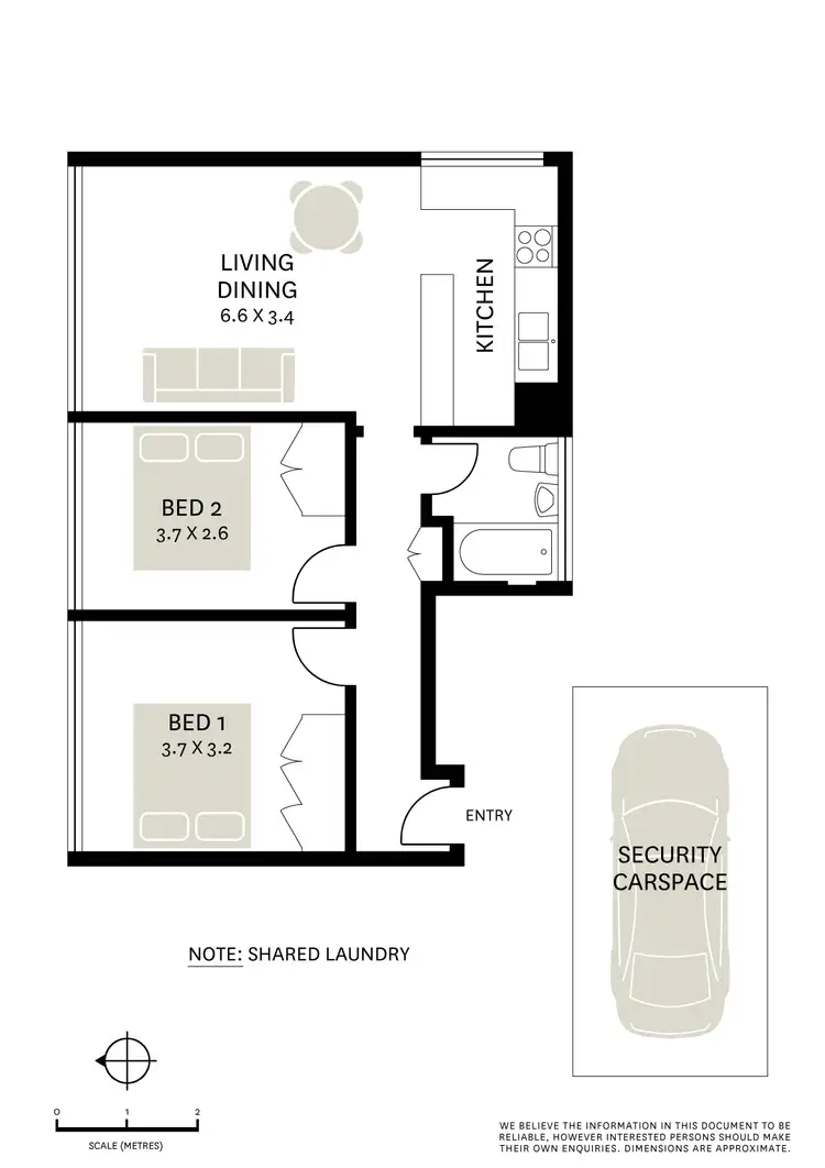 Floorplan of Homely apartment listing, 702/40 Stephen Street, Paddington NSW 2021