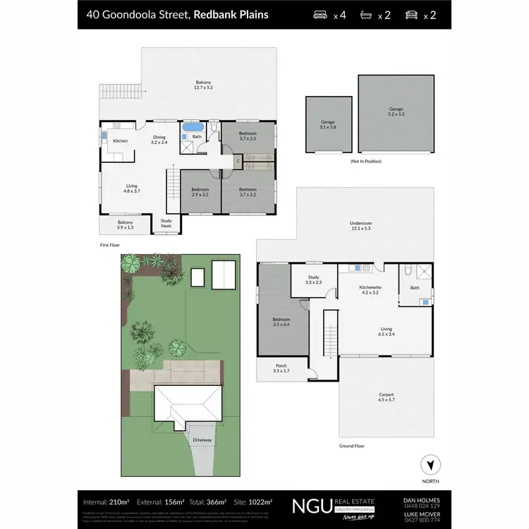 Floorplan of Homely house listing, 40 Goondoola Street, Redbank Plains QLD 4301