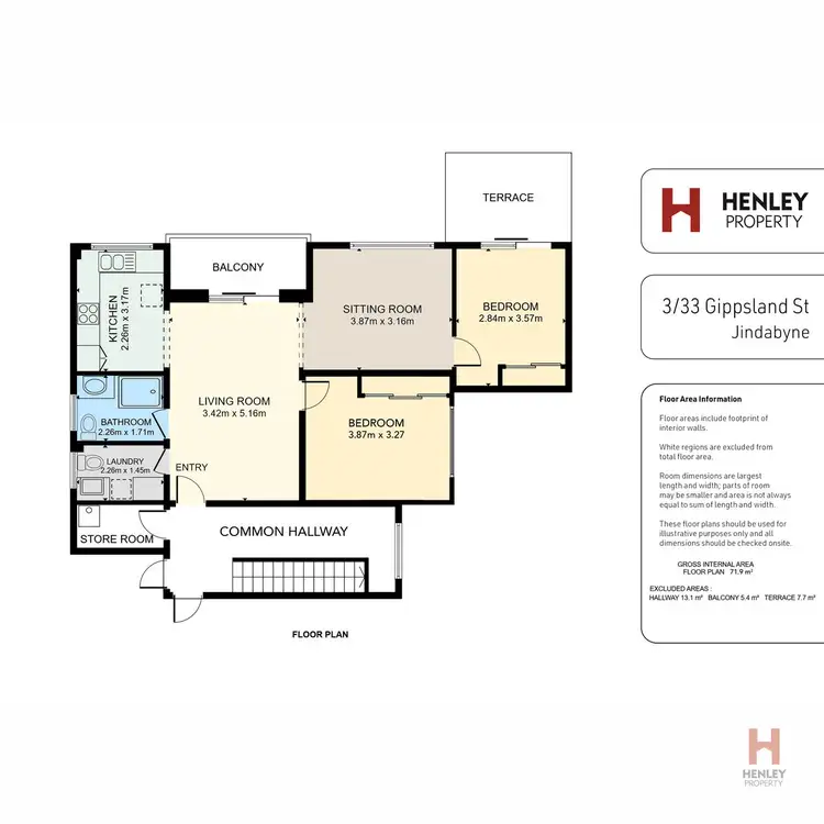 Floorplan of Homely apartment listing, 3/33 Gippsland Street, Jindabyne NSW 2627