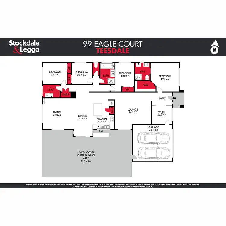 Floorplan of Homely house listing, 99 Eagle Court, Teesdale VIC 3328