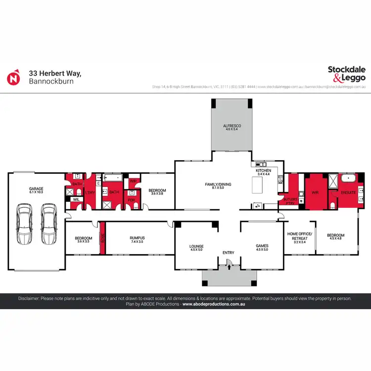 Floorplan of Homely house listing, 33 Herbert Way, Bannockburn VIC 3331