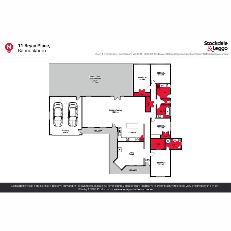Floorplan of Homely house listing, 11 Bryan Place, Bannockburn VIC 3331