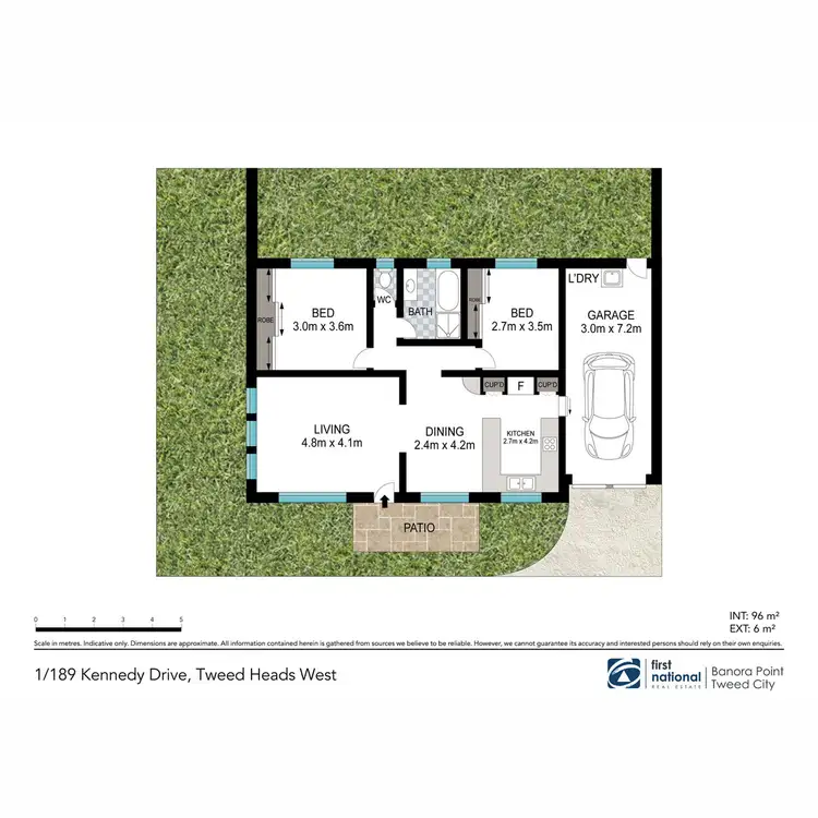 Floorplan of Homely apartment listing, 1/189 Kennedy Drive, Tweed Heads West NSW 2485