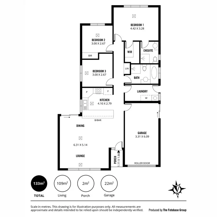 Floorplan of Homely house listing, 3/99 Hillier Road, Reynella SA 5161