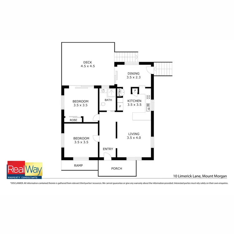 Floorplan of Homely house listing, 10 Limerick Lane, Mount Morgan QLD 4714