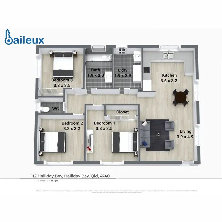 Floorplan of Homely house listing, 112 Haliday Bay Road, Haliday Bay QLD 4740