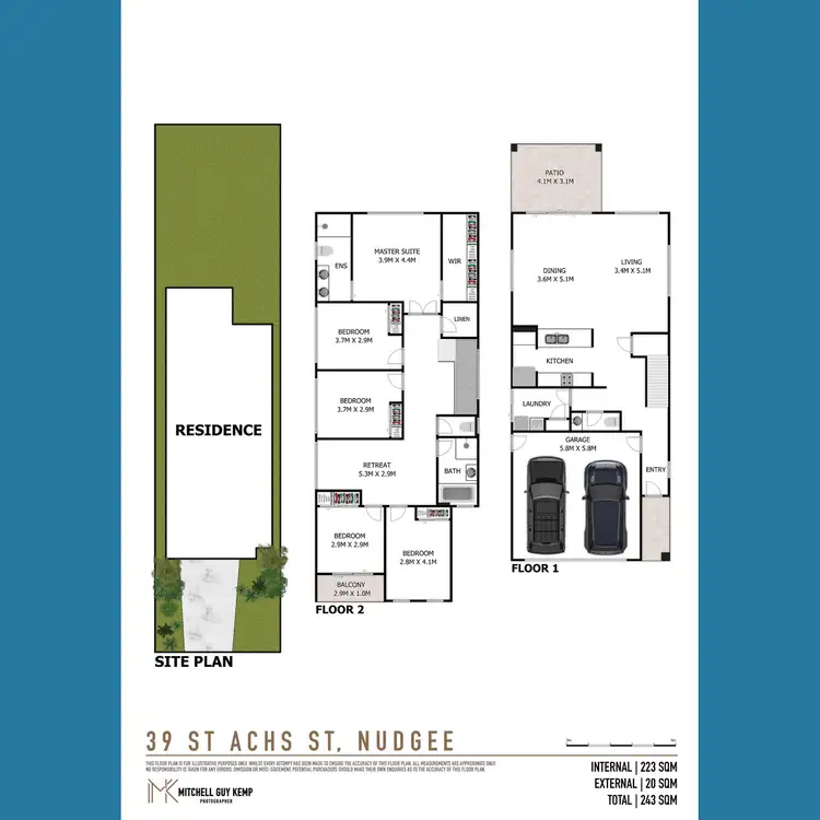Floorplan of Homely house listing, 39 Saint Achs Street, Nudgee QLD 4014