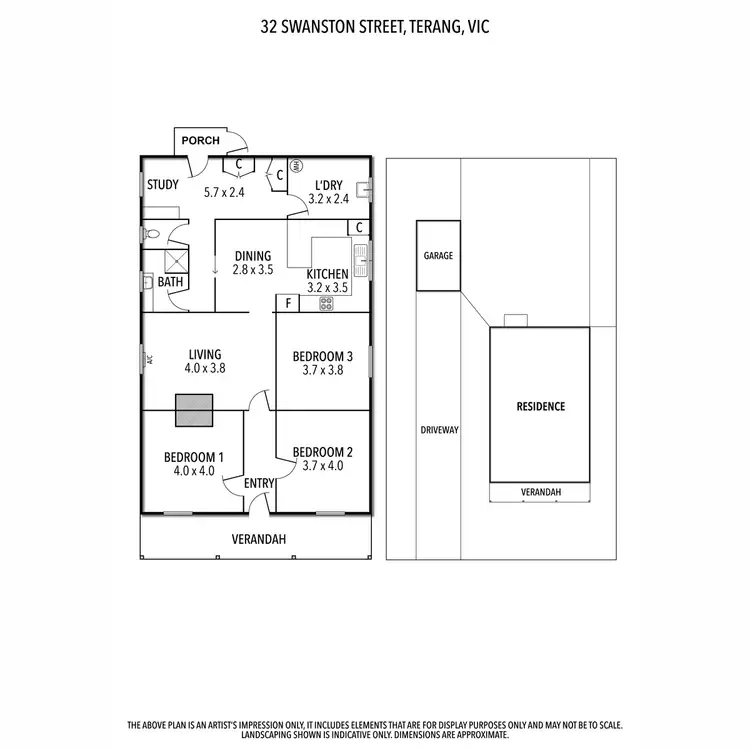 Floorplan of Homely house listing, 32 Swanston Street, Terang VIC 3264