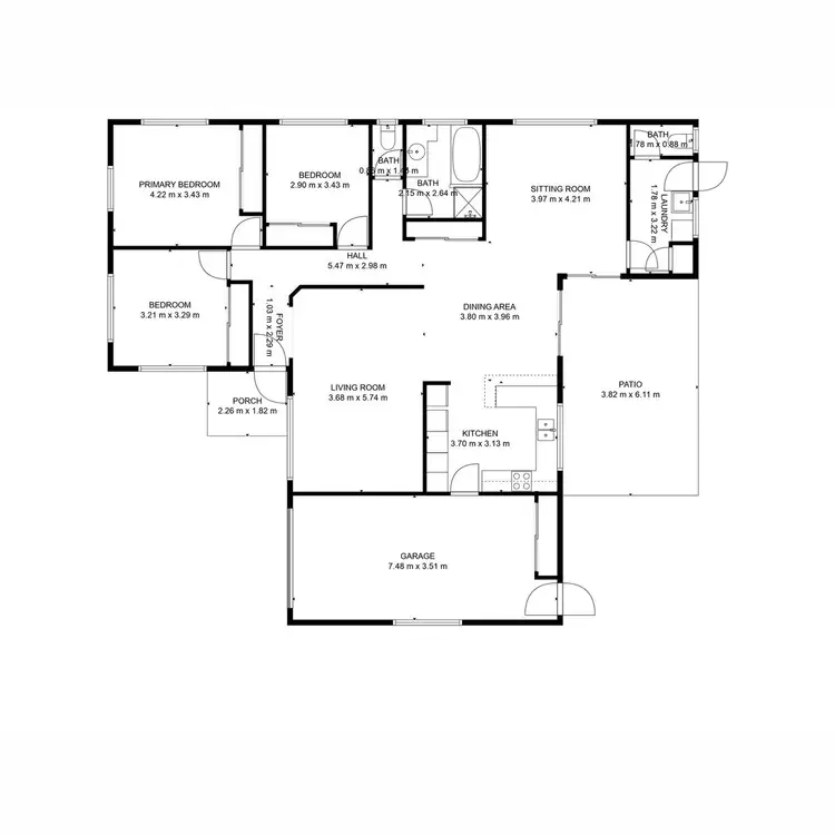 Floorplan of Homely house listing, 94 Kepnock Road, Kepnock QLD 4670