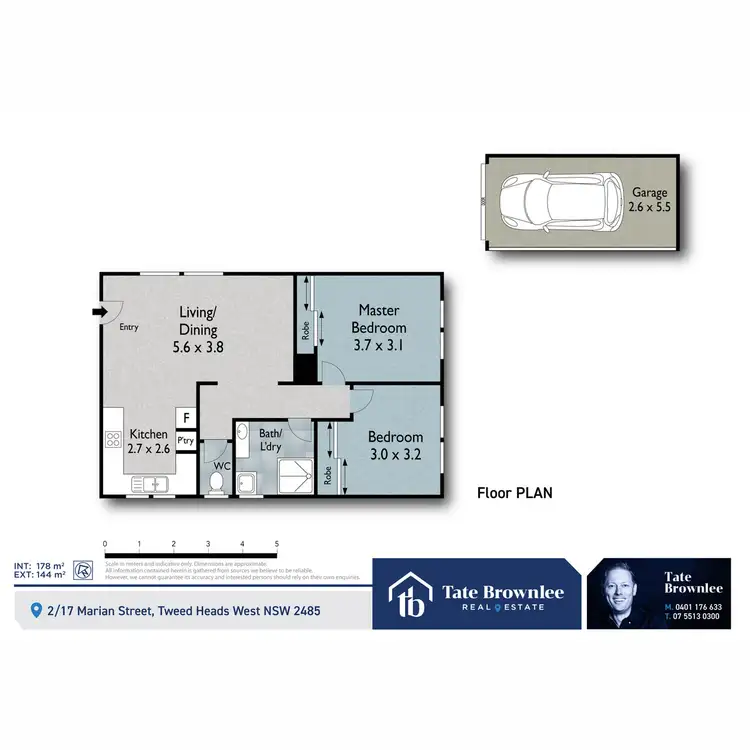 Floorplan of Homely unit listing, 2/17 Marian Street, Tweed Heads West NSW 2485