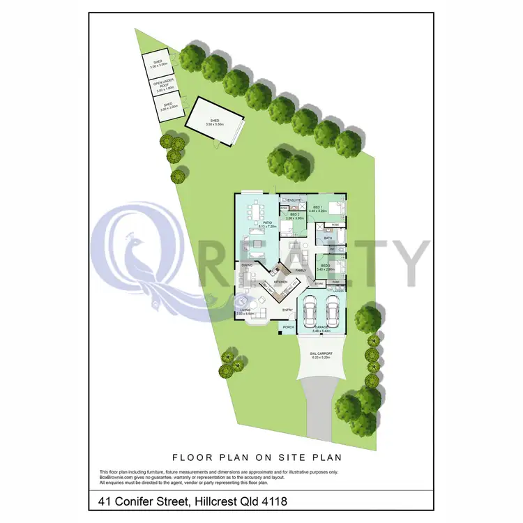 Floorplan of Homely house listing, 41 Conifer Street, Hillcrest QLD 4118