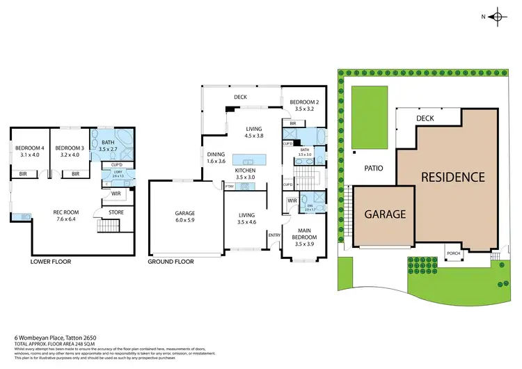 Floorplan of Homely house listing, 6 Wombeyan Place, Tatton NSW 2650