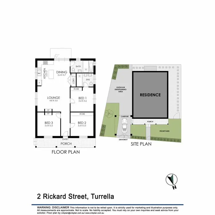 Floorplan of Homely house listing, 2 Rickard Street, Turrella NSW 2205